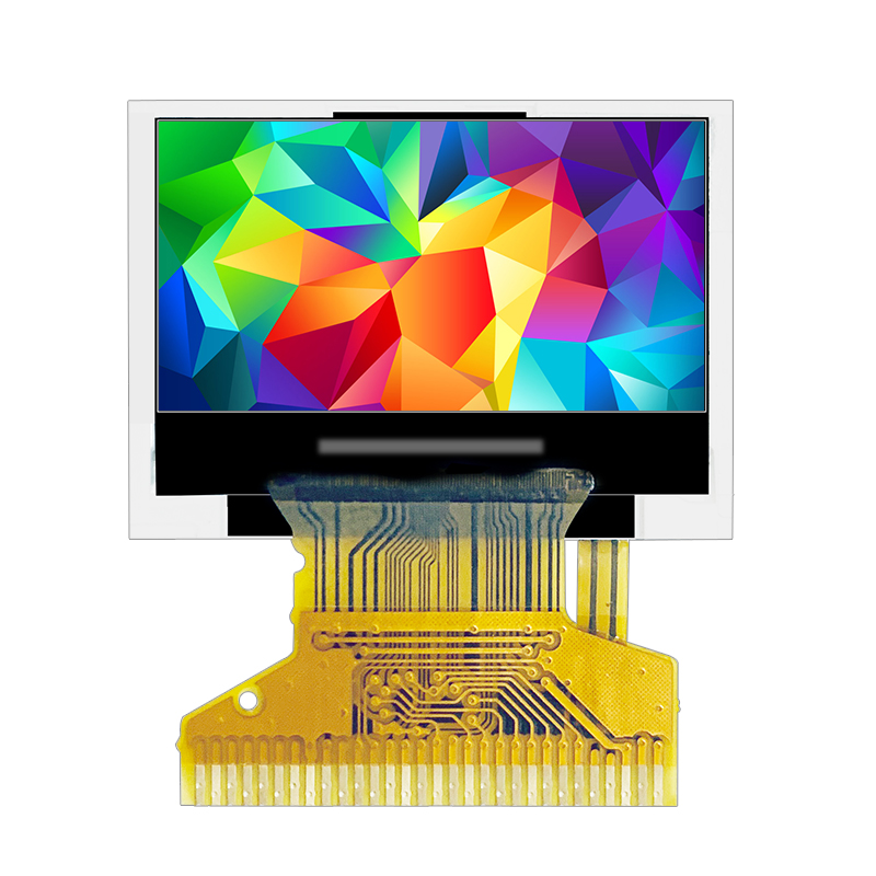 0.96 inch 128*64 resolution white colour lcd display panel connector type with welding 30pin ST7735 driver IC  - 副本