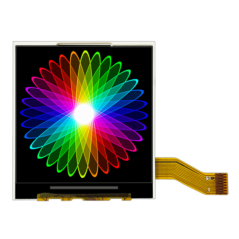 1.54 Inch  Colorful TFT LCD Display customized 240*240 dots tft lcd display with plug 15pin  for industry