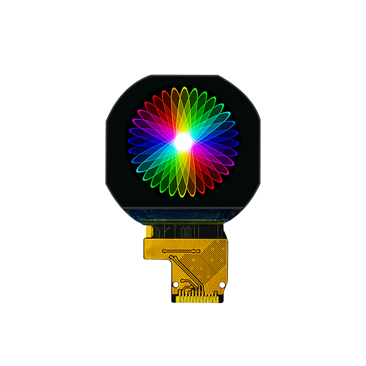 Circular tft display 1.22 inch 240(RGB)x208 resolution 