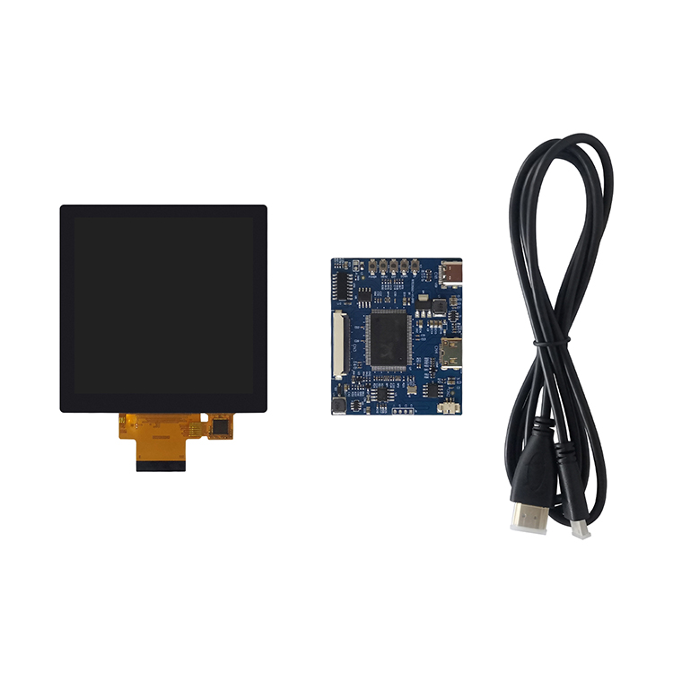 square 4 inch tft lcd display 480x480 with HDMI Driver Board