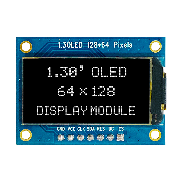 1.3-Inch OLED Display Module 128×64 Dots with SH1107 Driver IC and 4-SPI Interface