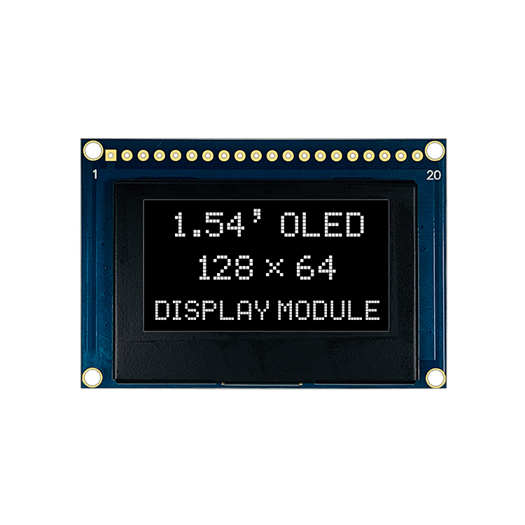 1.54 inch 128*64 OLED  Display Module I2C SPI  20 pin interface SSD1309  Driver Chip   - 副本