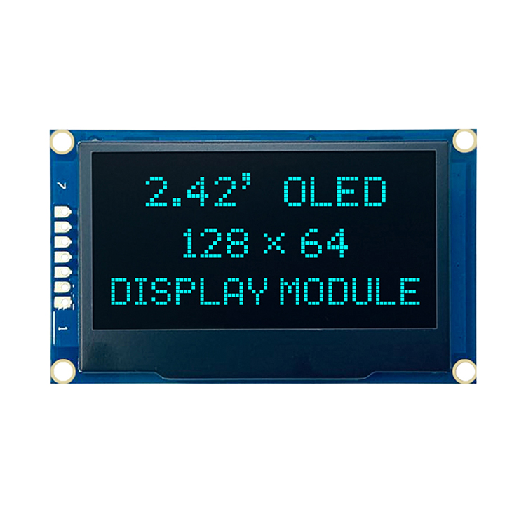 2.42 inch OLED screen mono color 128×64 dots SSD1305 5P