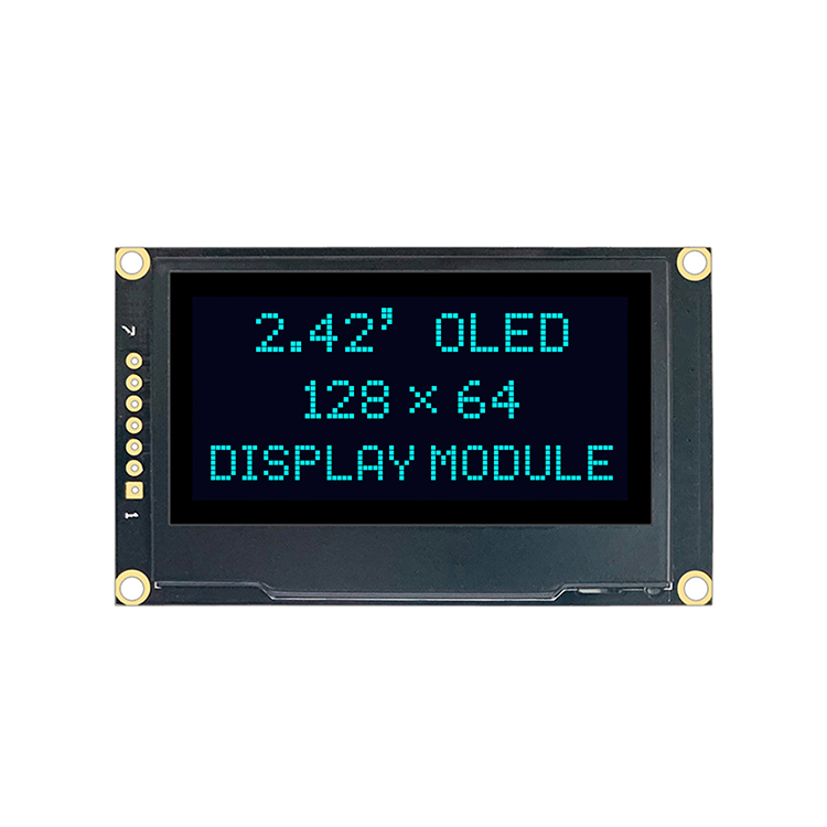 2.42 inch OLED screen mono color 128×64 dots SSD1309 7P